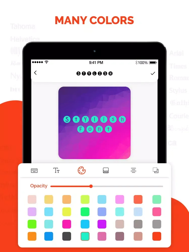 Capturas de pantalla de Fonts - Stylish & Fancy iPad 