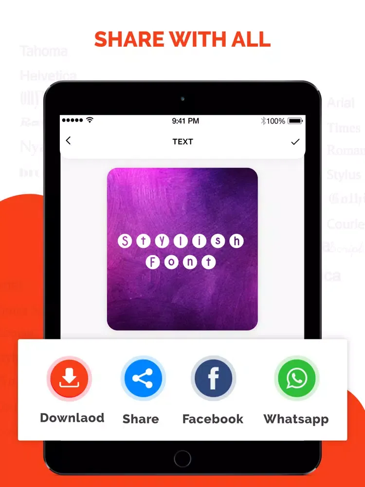 Capturas de pantalla de Fonts - Stylish & Fancy iPad 