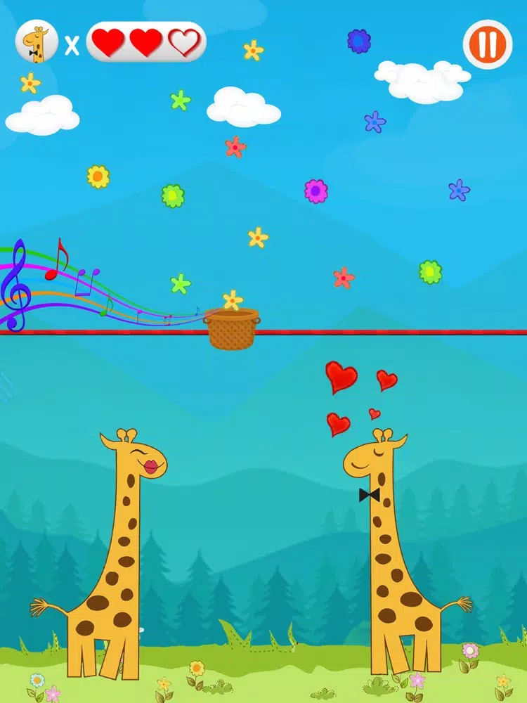 Love Giraffe Music Rhythm Game iPad  Screenshots