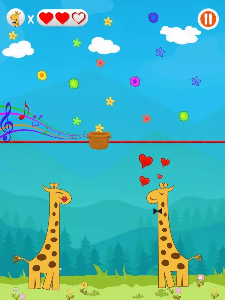 Love Giraffe Music Rhythm Game iPad  スクリーンショット