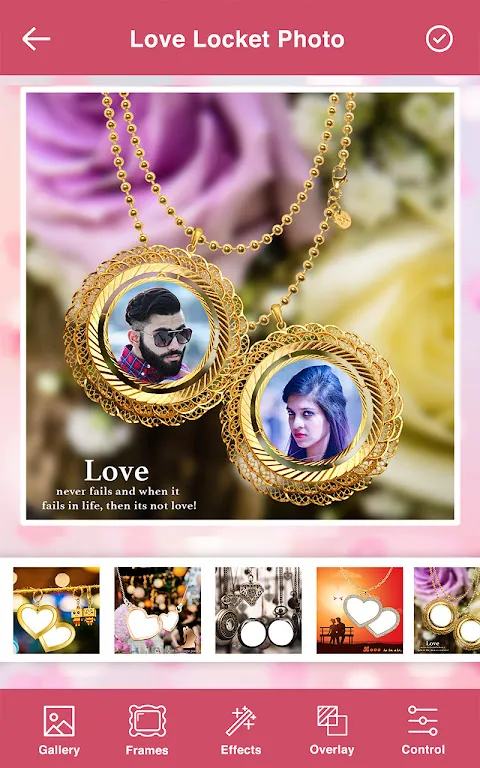 Love Locket Photo Editor Screenshots