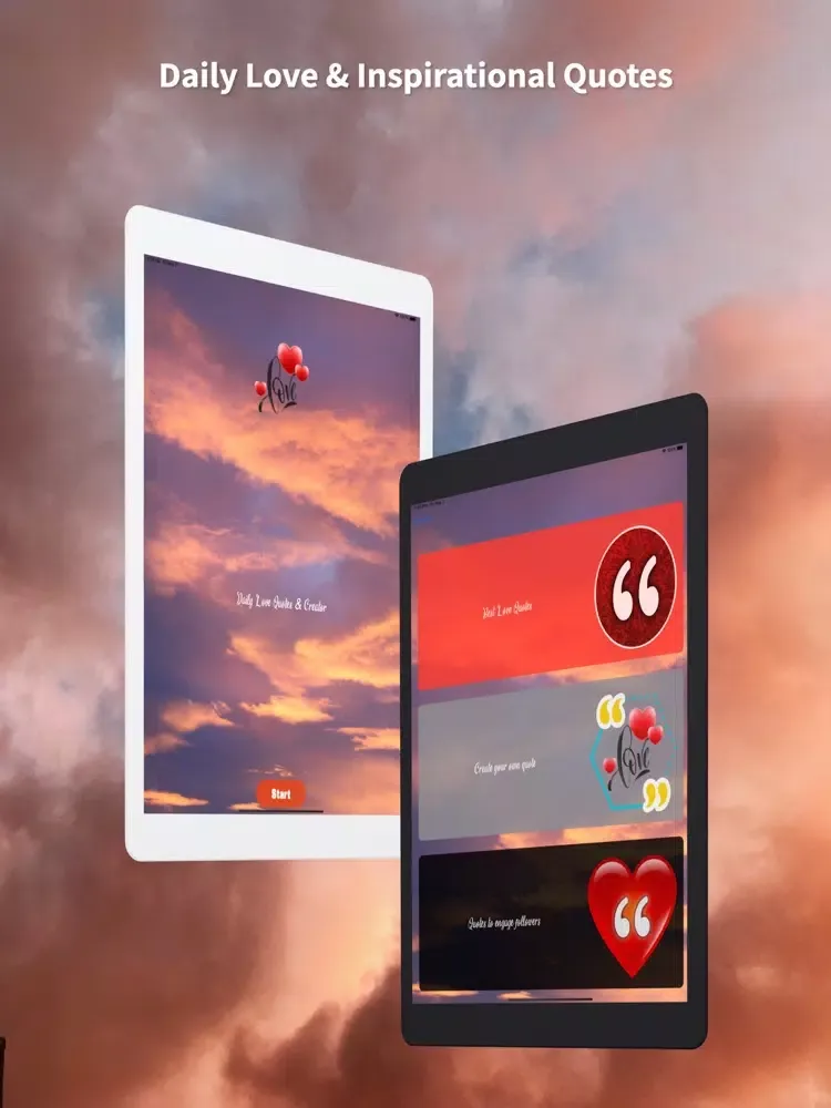 Capturas de pantalla de Love Quotes - In Love messages iPad 