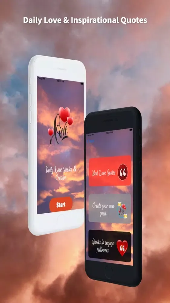 Capturas de pantalla de Love Quotes - In Love messages