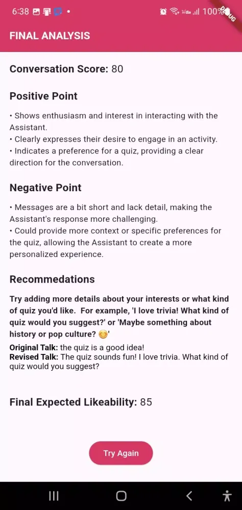 Captures d'écran de Love Coach - AI assist mentor