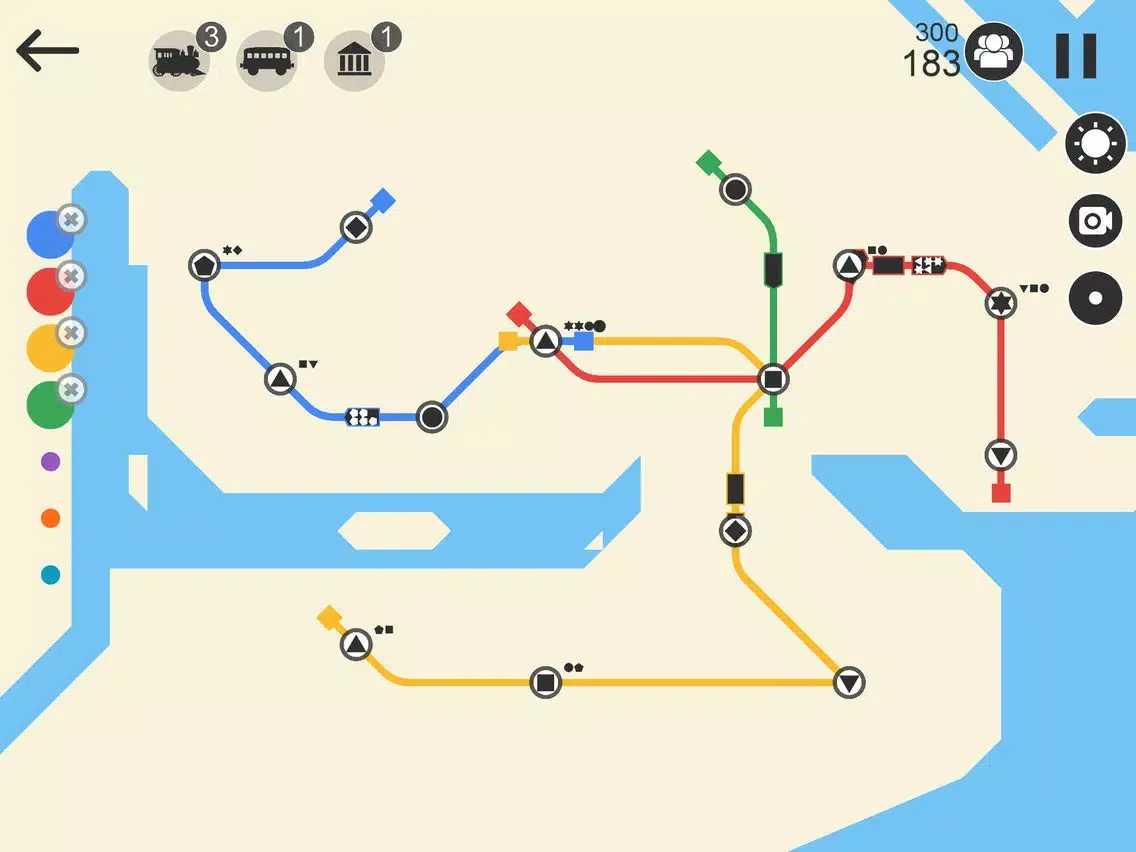ภาพหน้าจอของ Railroad Line Simulate iPad 