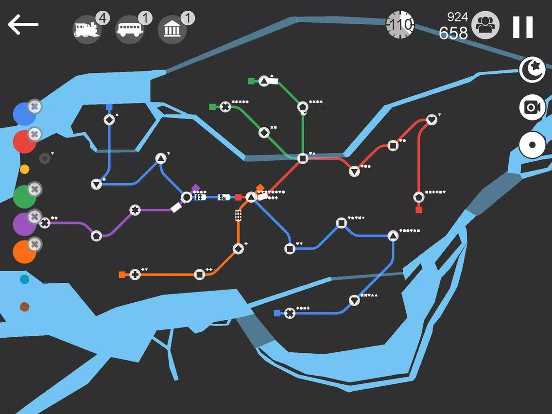 ภาพหน้าจอของ Railroad Line Simulate iPad 