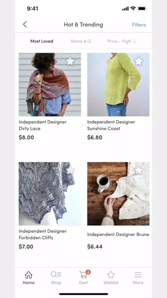 Tangkapan layar LoveCrafts: Crafting Supplies