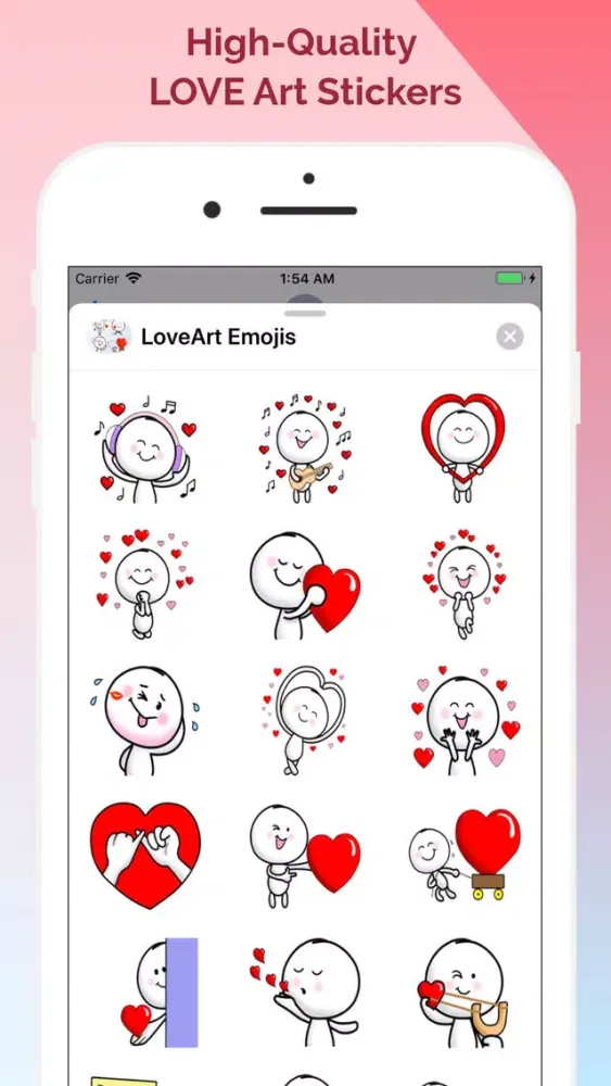 LoveArt - Love Art & Emojis Ekran Görüntüleri