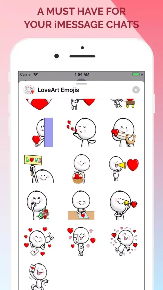 LoveArt - Love Art & Emojis Ekran Görüntüleri