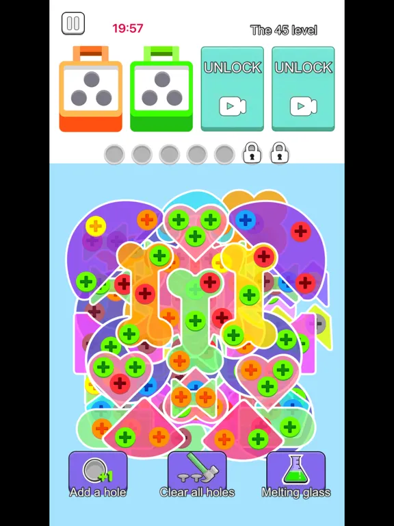 Zrzuty ekranu Crazy Screw Puzzle iPad 
