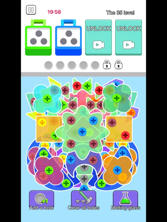 Zrzuty ekranu Crazy Screw Puzzle iPad 