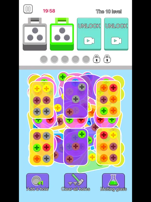 Zrzuty ekranu Crazy Screw Puzzle iPad 