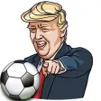 Shotting Trump with Football