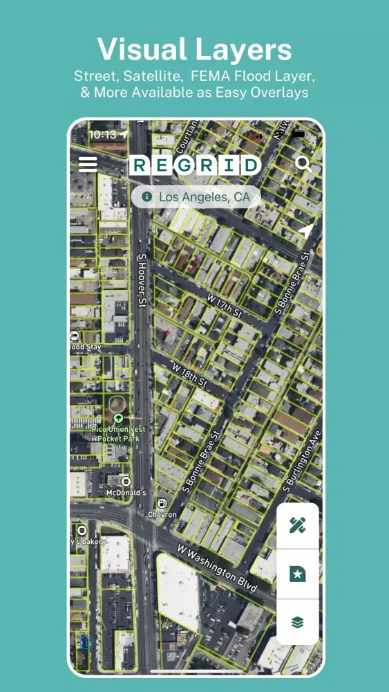 Capturas de pantalla de The Regrid Property App