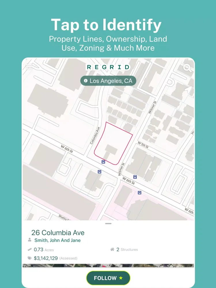 Capturas de pantalla de The Regrid Property App