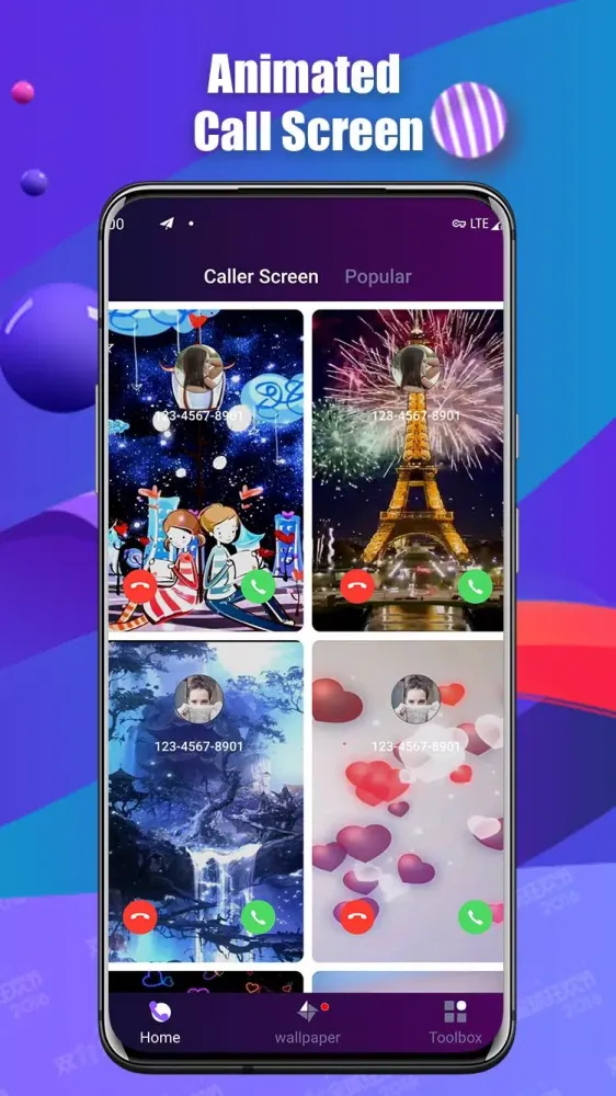 Lovely Caller Screen Screenshots