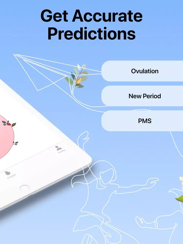 Lovely - Your Period Tracker iPad 应用截图