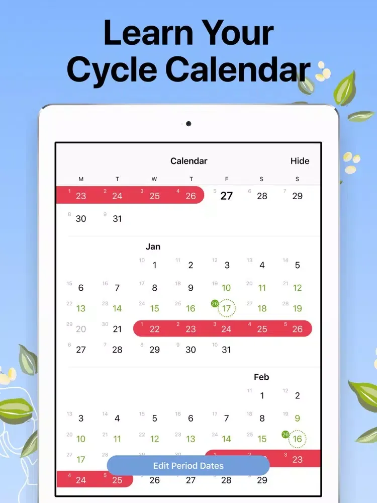 Lovely - Your Period Tracker iPad 应用截图
