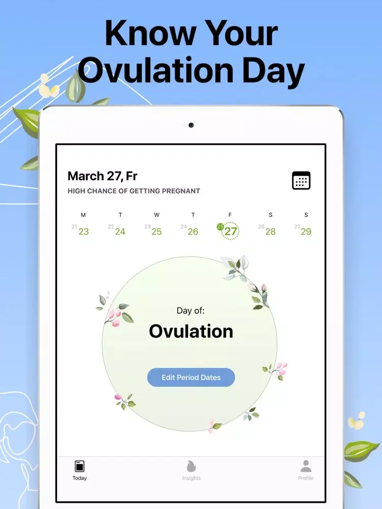Lovely - Your Period Tracker iPad 应用截图