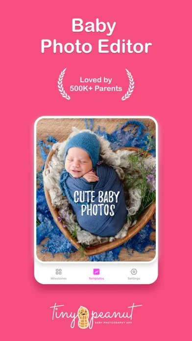 تصاویر Tiny Peanut: Baby Photo Editor