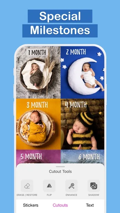 تصاویر Tiny Peanut: Baby Photo Editor