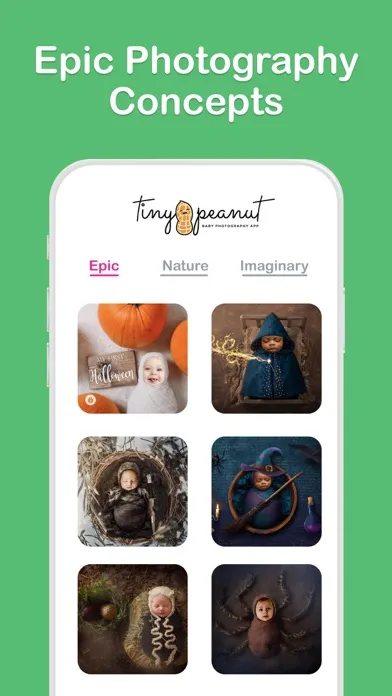 تصاویر Tiny Peanut: Baby Photo Editor