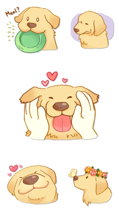 Lovely Dog Stickers- WASticker Screenshots