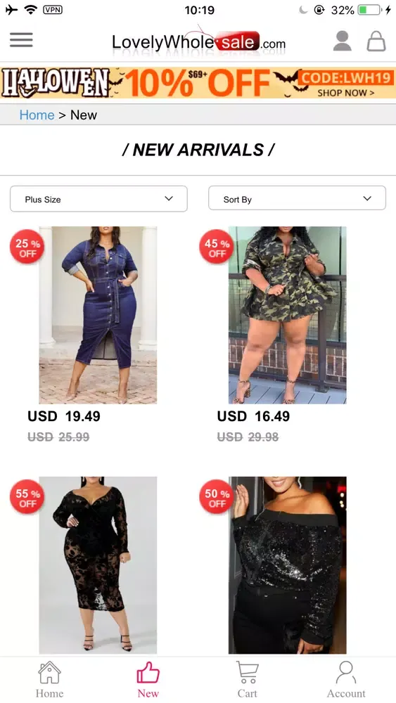 Скриншоты LovelyWholesale-Women Clothes‎