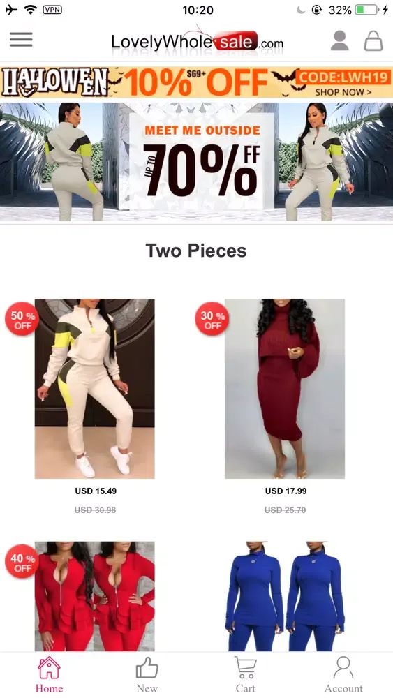 Скриншоты LovelyWholesale-Women Clothes‎