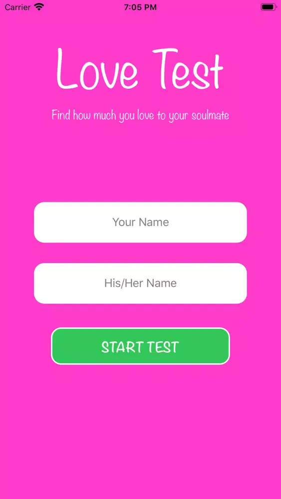 Test Love سکرین شاٹس