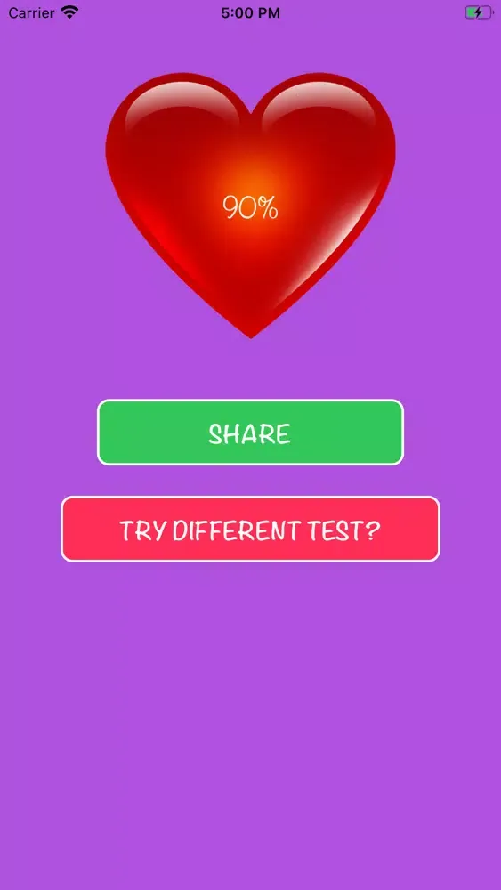 Test Love سکرین شاٹس