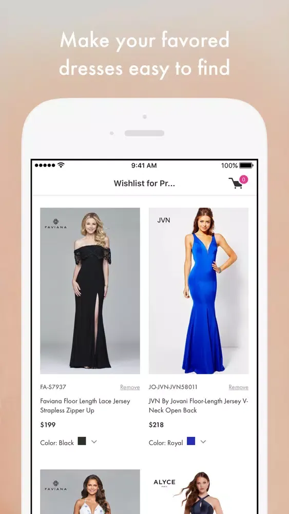 Captures d'écran de LoveProm: Formal Girl Dresses