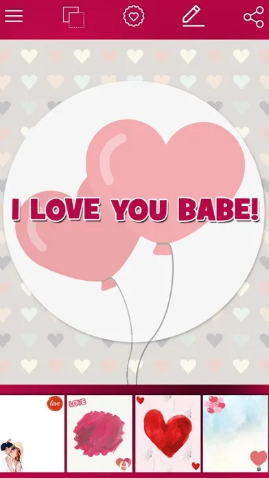 Capturas de tela do Romantic Love Quotes .