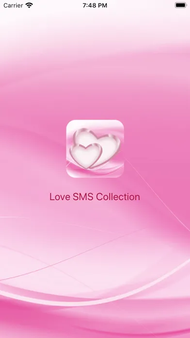 ภาพหน้าจอของ Love SMS Collection