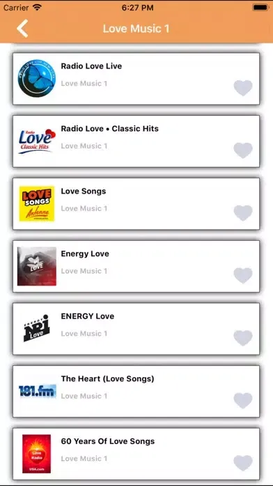 Zrzuty ekranu Love Songs - Valentine Radio