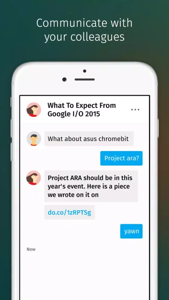 Captures d'écran de Talks App