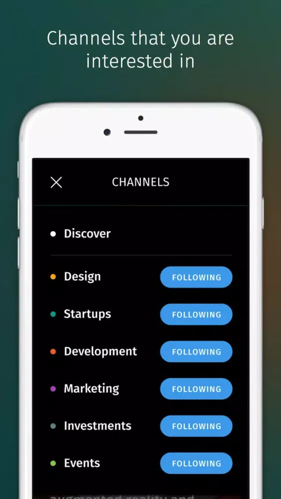 Captures d'écran de Talks App