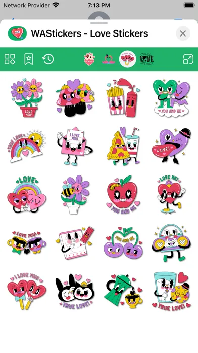 Capturas de tela do WA Stickers for WhatsApp