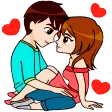 Love Story Stickers