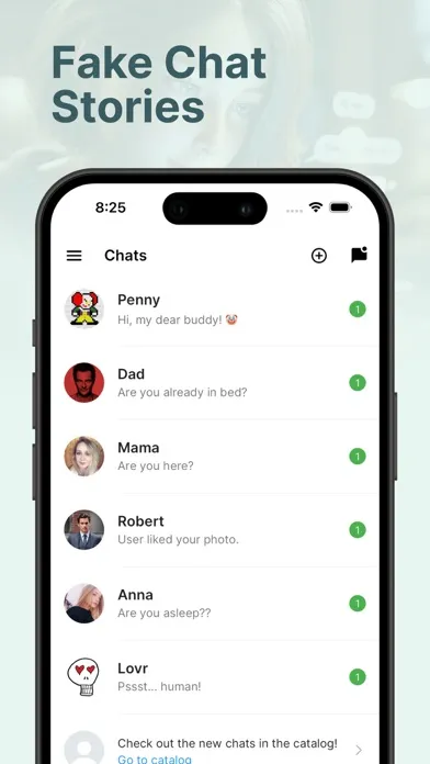 ภาพหน้าจอของ Love Story Chat: Texting Game