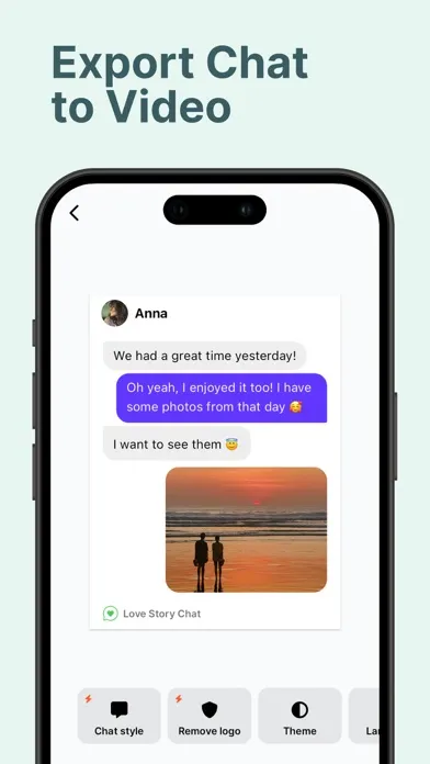 ภาพหน้าจอของ Love Story Chat: Texting Game