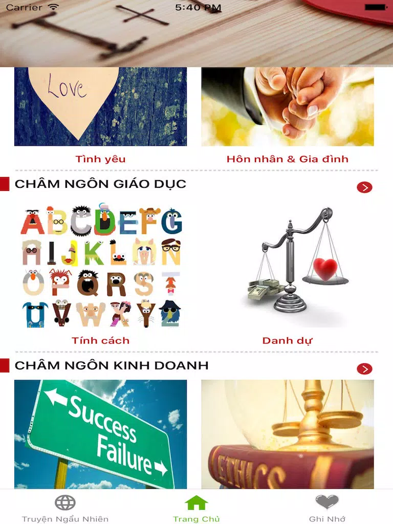 Châm Ngôn - Danh Ngôn - Mục Tiêu Sống iPad  Screenshots
