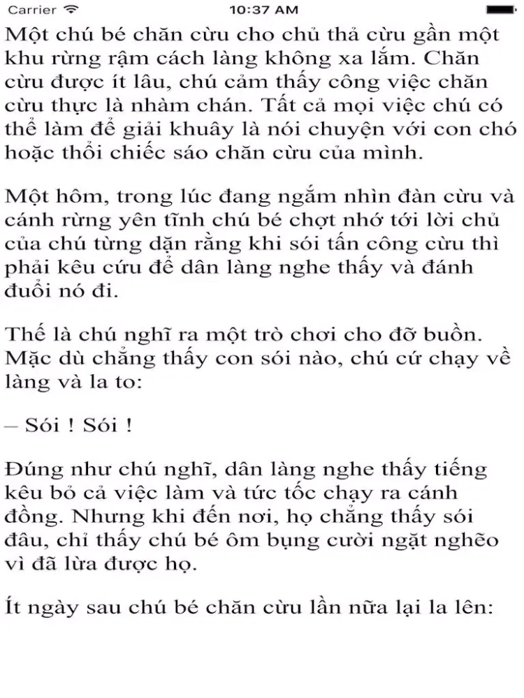 Truyện cổ tích - truyện cho bé - truyện ý nghĩa nhất iPad  スクリーンショット