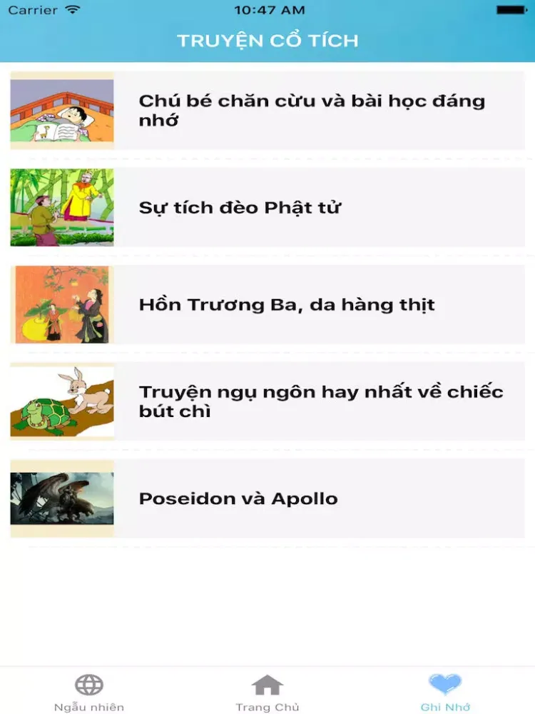 Truyện cổ tích - truyện cho bé - truyện ý nghĩa nhất iPad  スクリーンショット