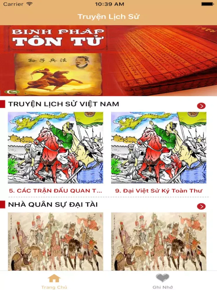Truyện Lịch sử Việt Nam và thế giới hay mới nhất iPad  Screenshots