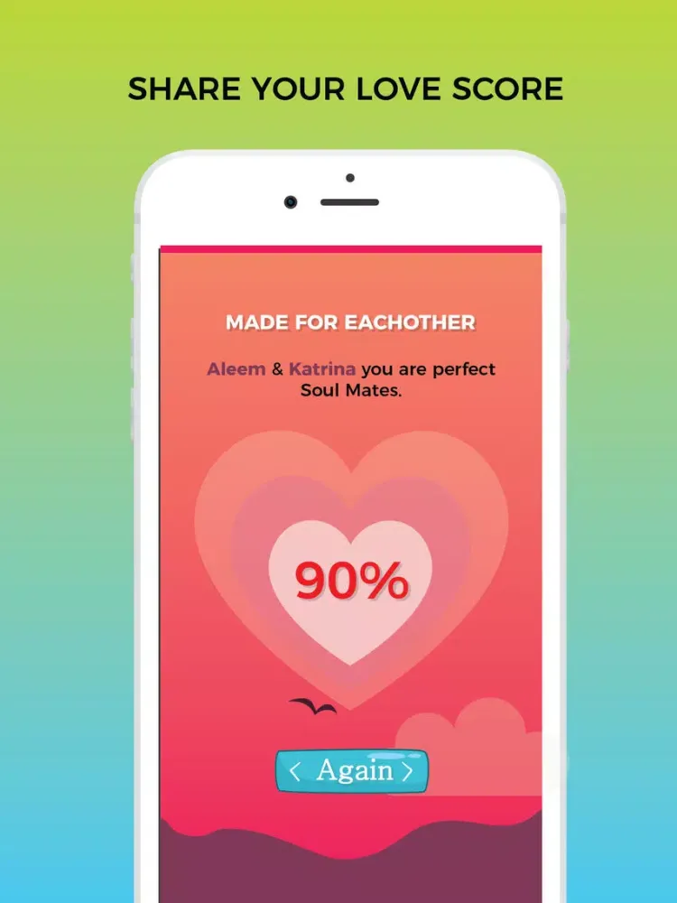 Capturas de tela do Love Test - Calculator Tester iPad 