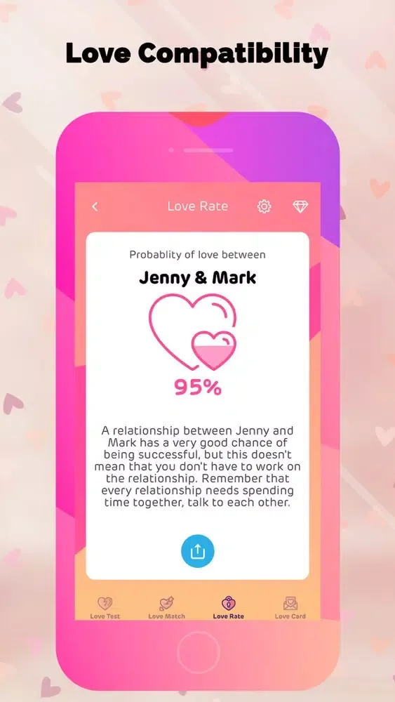 Zrzuty ekranu Soulmate-Love Test