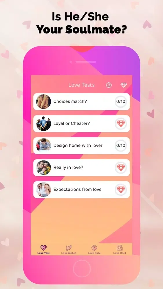 Zrzuty ekranu Soulmate-Love Test