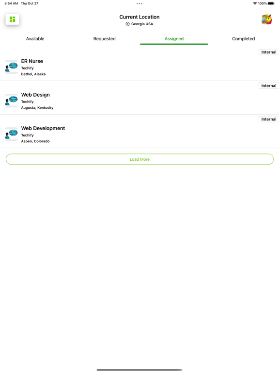 WorkOnPro iPad  스크린샷