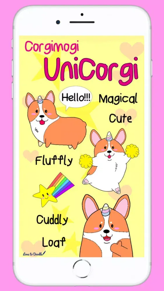 Screenshot di Corgimoji UniCorgi Corgi Emoji
